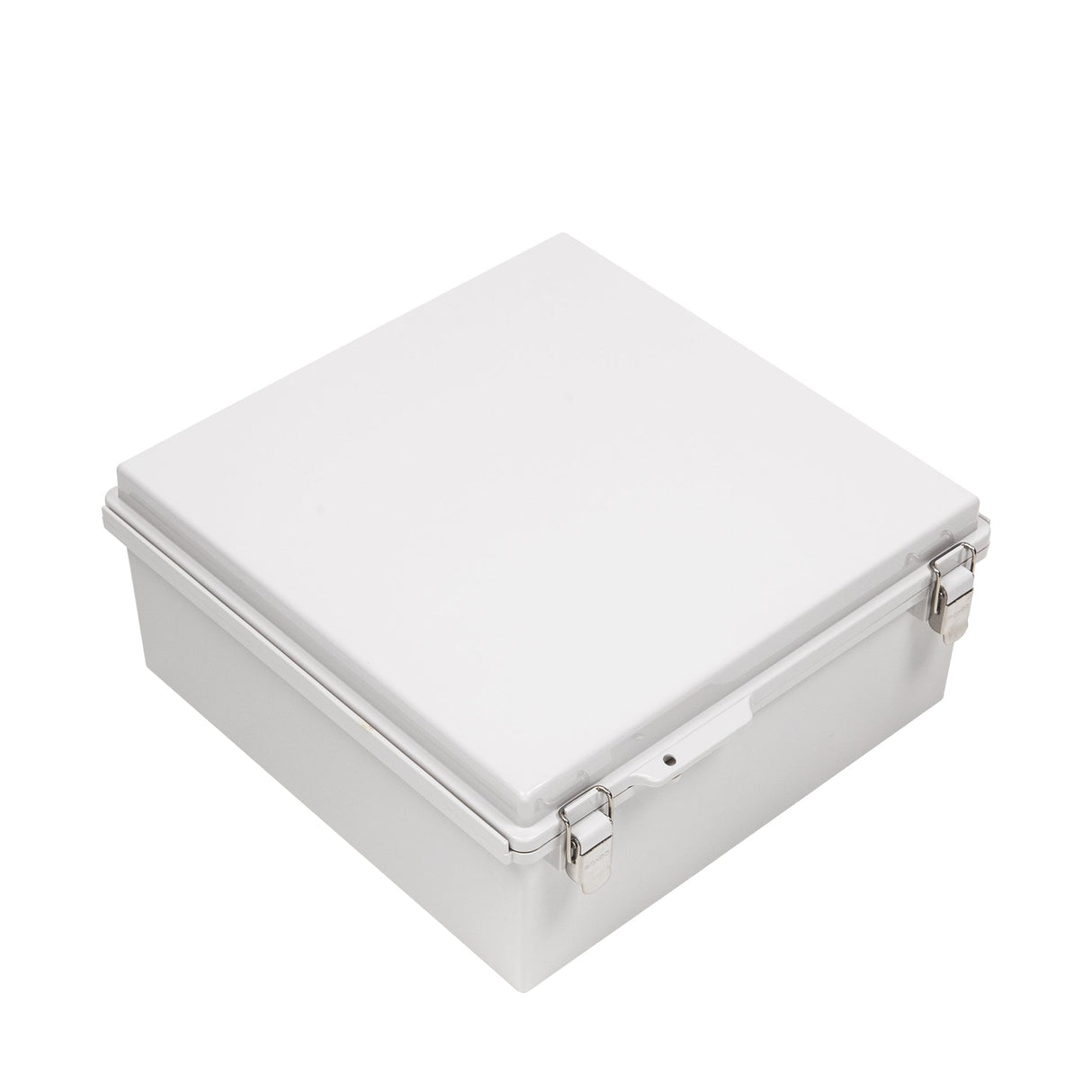 Boxco P - Series 13.78 x 13.78 x 7.09 Inches(350 x 350 x 180mm) Plastic Enclosure, IP67, IK08, PC, Grey Cover, Molded Hinge and Latch Type - BC-CGP-353518 - powersupplymall.com