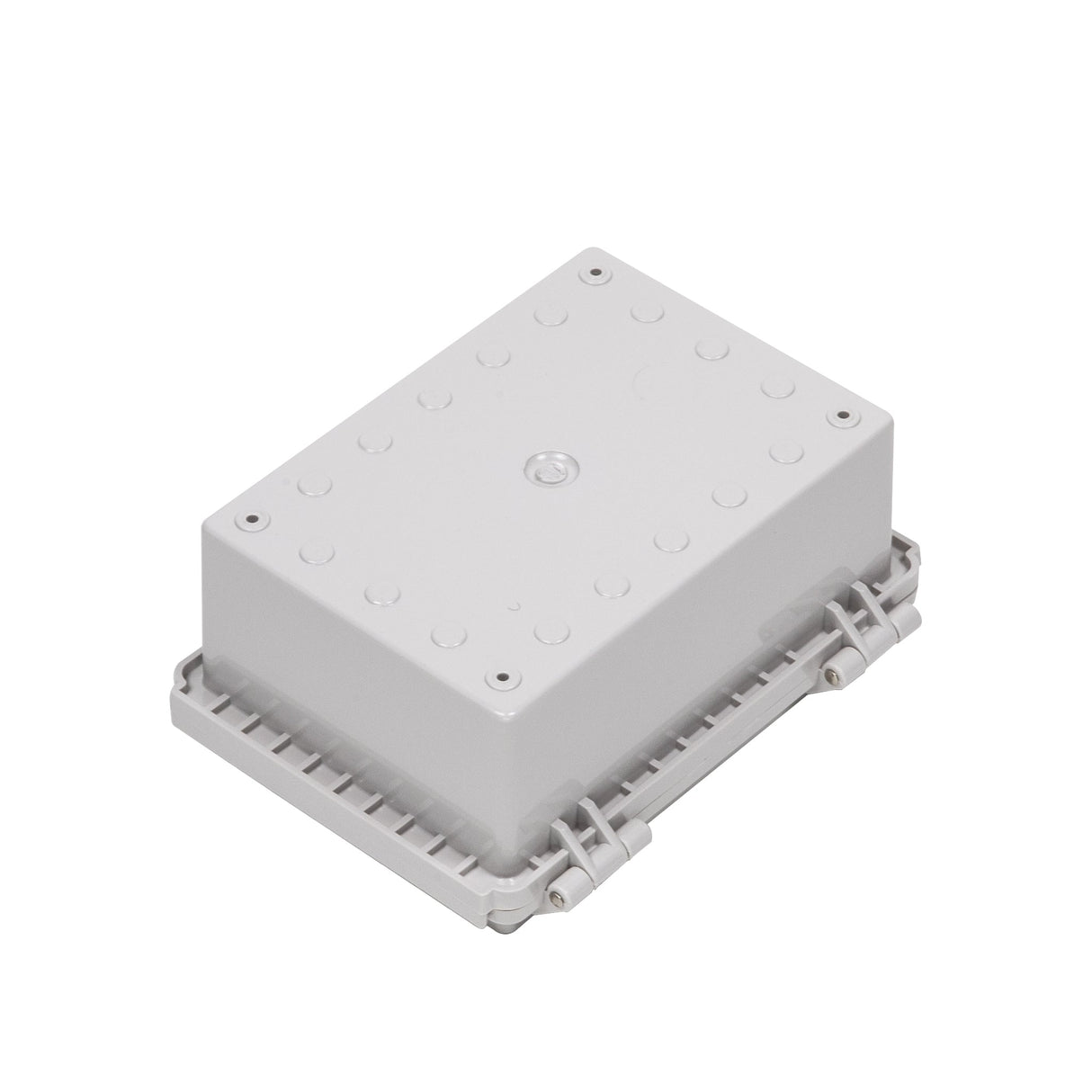 Boxco P - Series 5.31 x 7.28 x 3.35 Inches(135 x 185 x 85mm) Plastic Enclosure, IP67, IK08, PC, Grey Cover, Molded Hinge and Latch Type - BC-CGP-131808 - powersupplymall.com