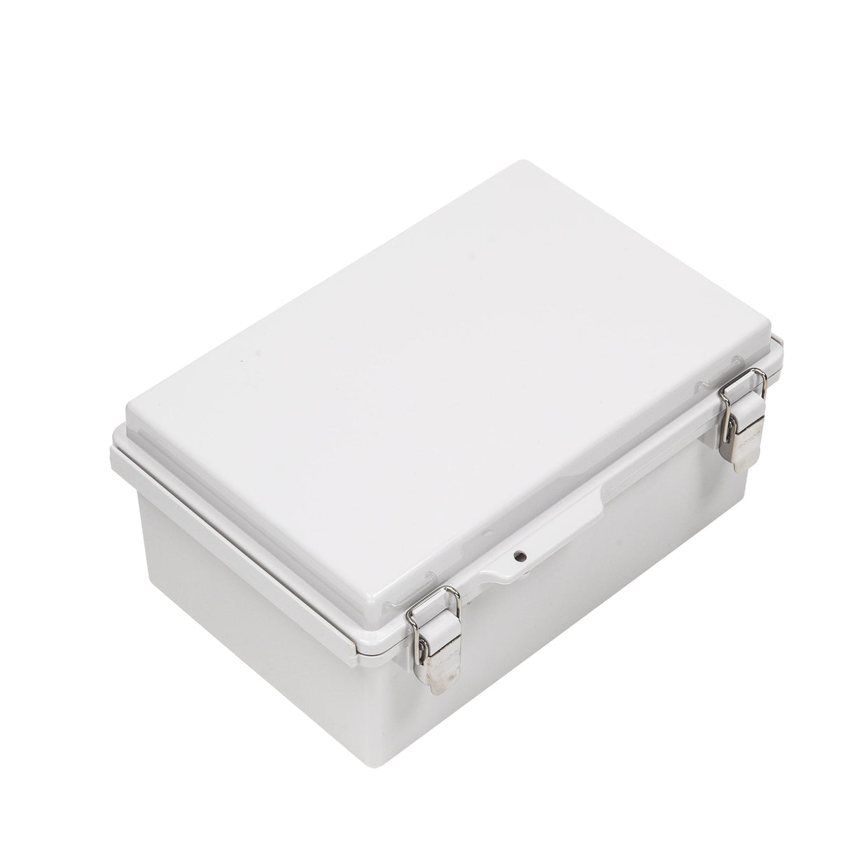 Boxco P - Series 7.87 x 11.81 x 5.12 Inches(200 x 300 x 130mm) Plastic Enclosure, IP67, IK08, ABS, Grey Cover, Molded Hinge and Latch Type - BC - AGP - 203013 - powersupplymall.com