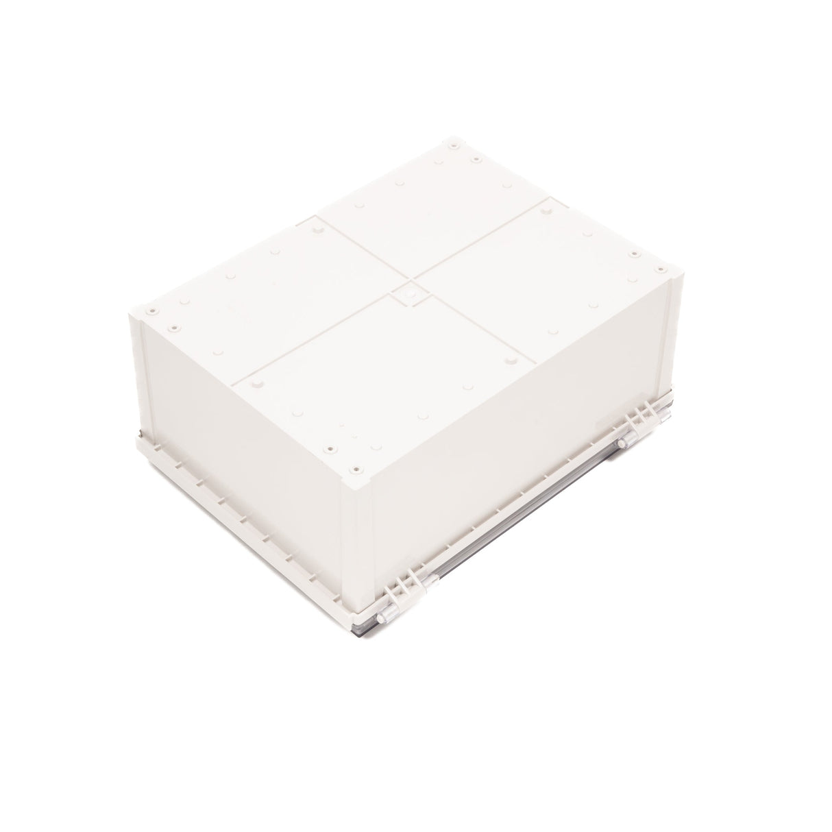 Boxco Q - Series 11.81 x 15.75 x 7.09 Inches(300 x 400 x 180mm) Plastic Enclosure, IP67, IK08, ABS, Transparent Cover, Plastic Hinge and Latch Type - BC - ATQ - 304018 - powersupplymall.com