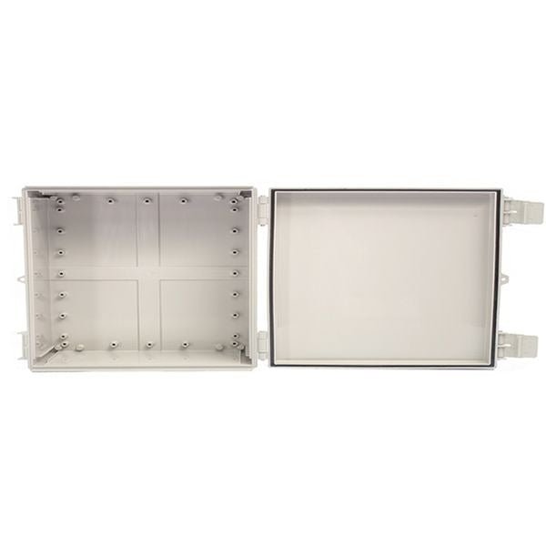 Boxco Q - Series 3.94 x 5.91 x 3.54 Inches(100 x 150 x 90mm) Plastic Enclosure, IP67, IK08, ABS, Transparent Cover, Plastic Hinge and Latch Type - BC-ATQ-101509 - powersupplymall.com