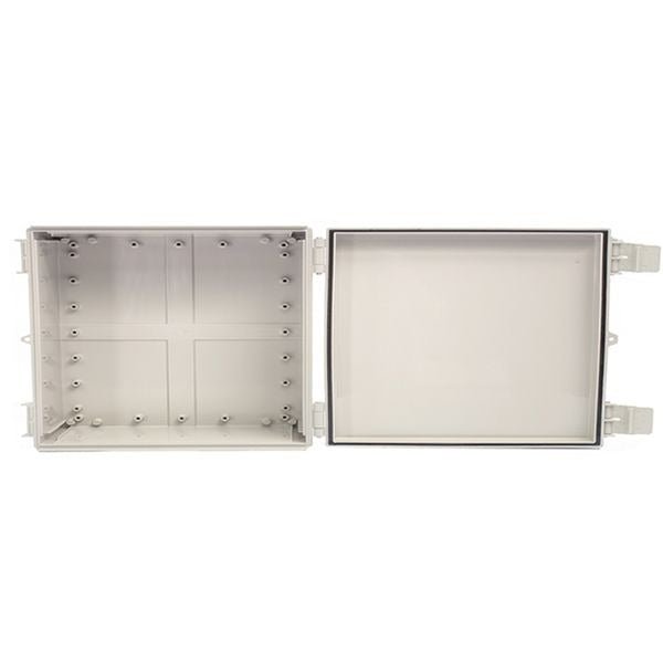 Boxco Q - Series 6.30 x 8.27 x 5.12 Inches(160 x 210 x 130mm) Plastic Enclosure, IP67, IK08, ABS, Transparent Cover, Plastic Hinge and Latch Type - BC - ATQ - 162113 - powersupplymall.com