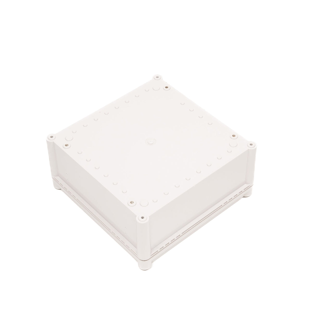 Boxco S - Series 11.02 x 11.02 x 5.12 Inches(280x280x130mm) Plastic Enclosure, IP67, IK08, PC, Grey Cover, Screw Type - BC-CGS-282813 - powersupplymall.com
