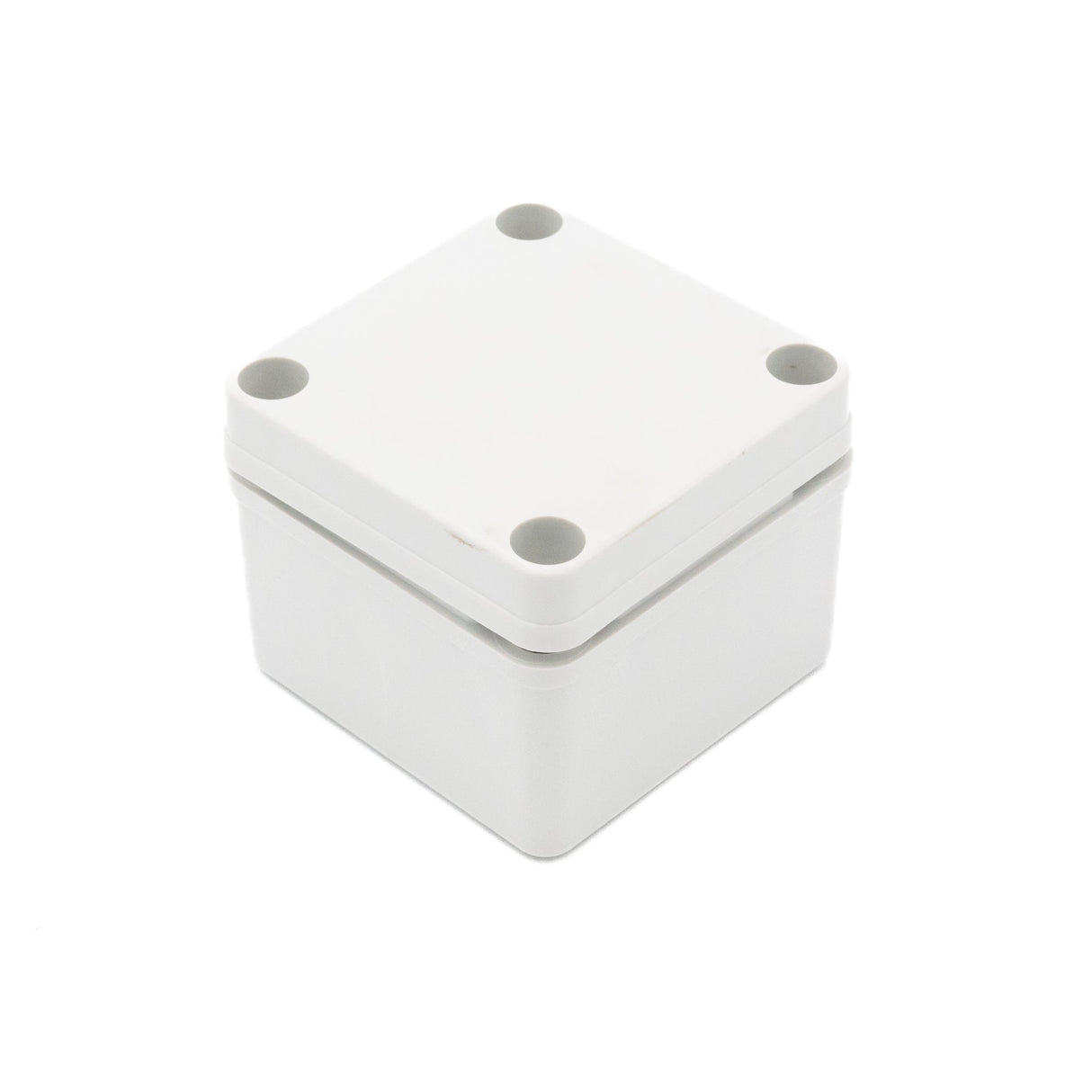 Boxco S - Series 3.15 x 3.15 x 2.36 Inches(80x80x60mm) Plastic Enclosure, IP67, IK08, PC, Grey Cover, Screw Type - BC-CGS-080806 - powersupplymall.com