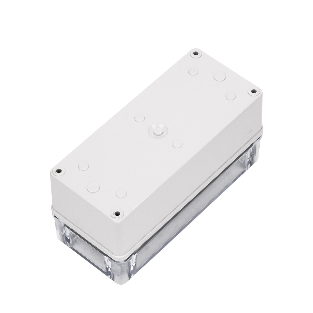 Boxco S - Series 3.15 x 7.09 x 3.35 Inches(80 x 180 x 85mm) Plastic Enclosure, IP67, IK08, ABS, Transparent Cover, Screw Type - BC - ATS - 081808 - K - powersupplymall.com