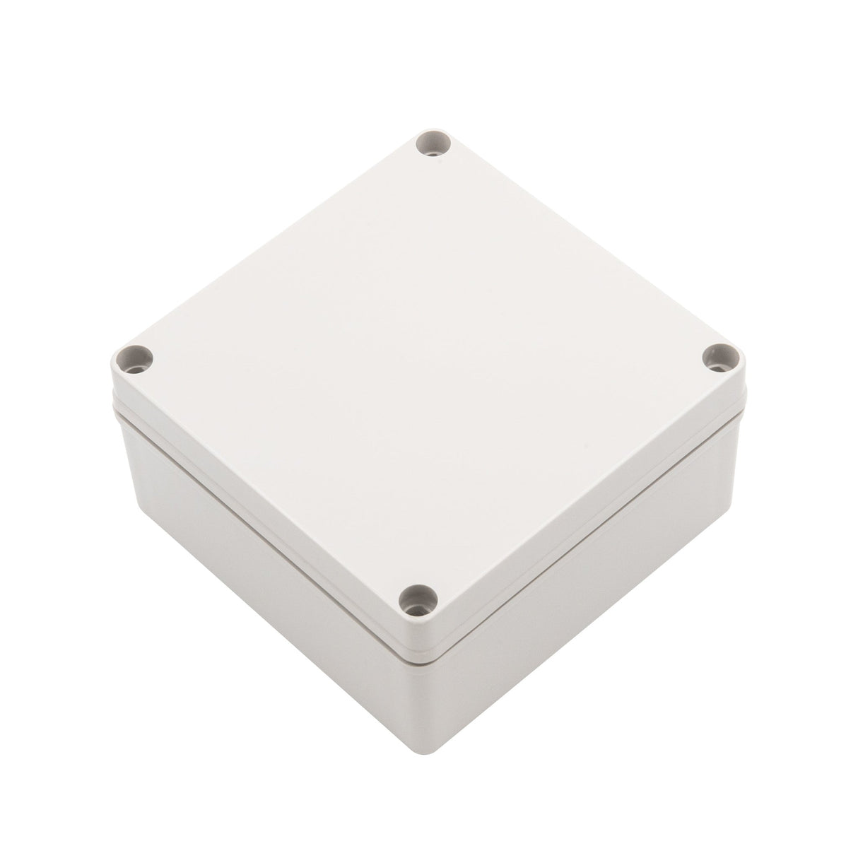 Boxco S - Series 5.91 x 5.91 x 2.95 Inches(150x150x75mm) Plastic Enclosure, IP67, IK08, PC, Grey Cover, Screw Type - BC-CGS-151507 - powersupplymall.com