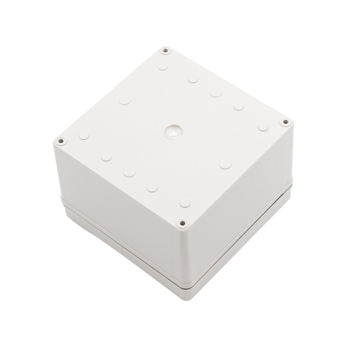 Boxco S - Series 5.91 x 5.91 x 3.94 Inches(150x150x100mm) Plastic Enclosure, IP67, IK08, PC, Grey Cover, Screw Type - BC-CGS-151510 - powersupplymall.com
