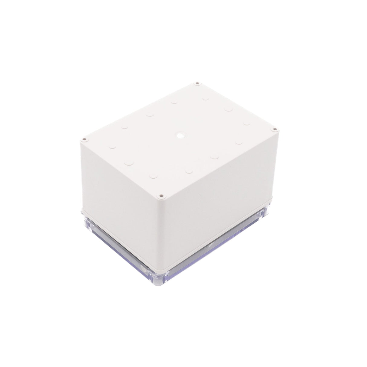 Boxco S - Series 5.91 x 7.87 x 5.12 Inches(150x200x130mm) Plastic Enclosure, IP67, IK08, ABS, Transparent Cover, Screw Type - BC - ATS - 152013 - powersupplymall.com