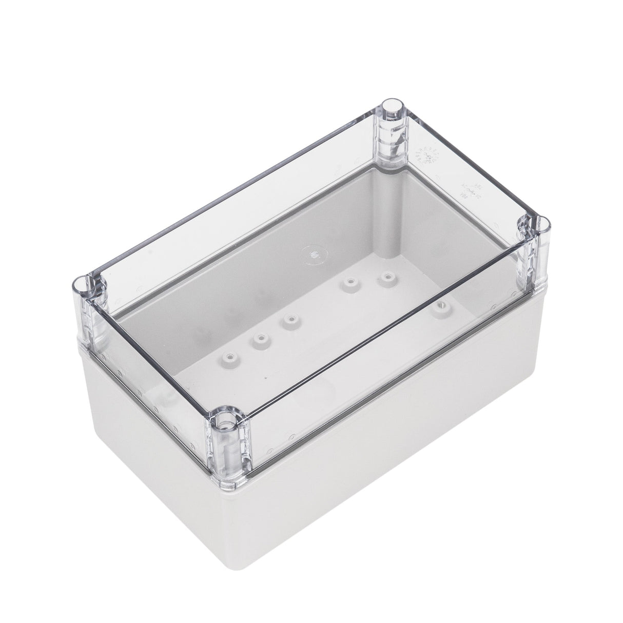 Boxco S - Series 5.91 x 9.84 x 5.12 Inches(150x250x130mm) Plastic Enclosure, IP67, IK08, PC, Transparent Cover, Screw Type - BC-CTS-152513 - powersupplymall.com