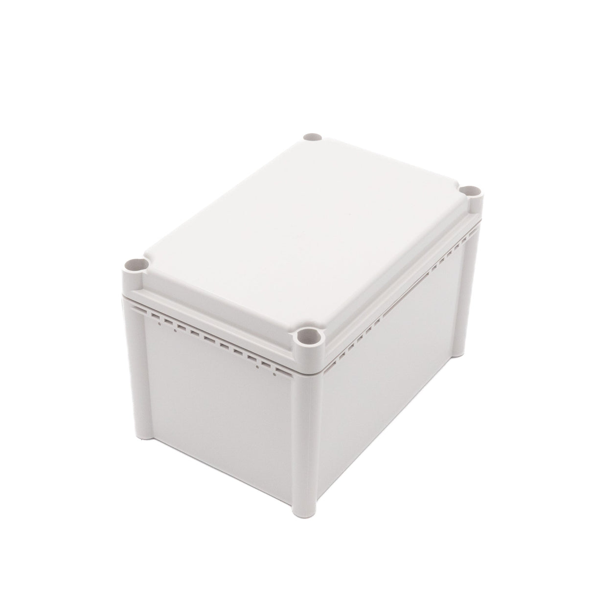Boxco S - Series 7.48 x 11.02 x 7.09 Inches(190x280x180mm) Plastic Enclosure, IP67, IK08, ABS, Grey Cover, Screw Type - BC - AGS - 192818 - powersupplymall.com
