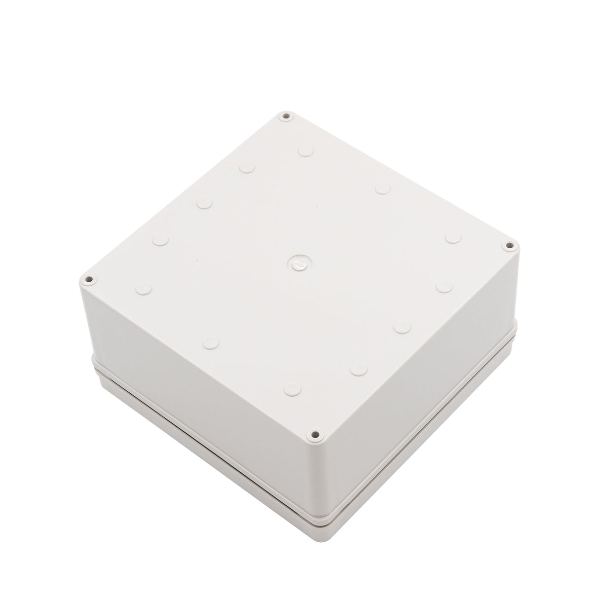 Boxco S - Series 7.87 x 7.87 x 3.94 Inches(200x200x100mm) Plastic Enclosure, IP67, IK08, PC, Grey Cover, Screw Type - BC - CGS - 202010 - powersupplymall.com