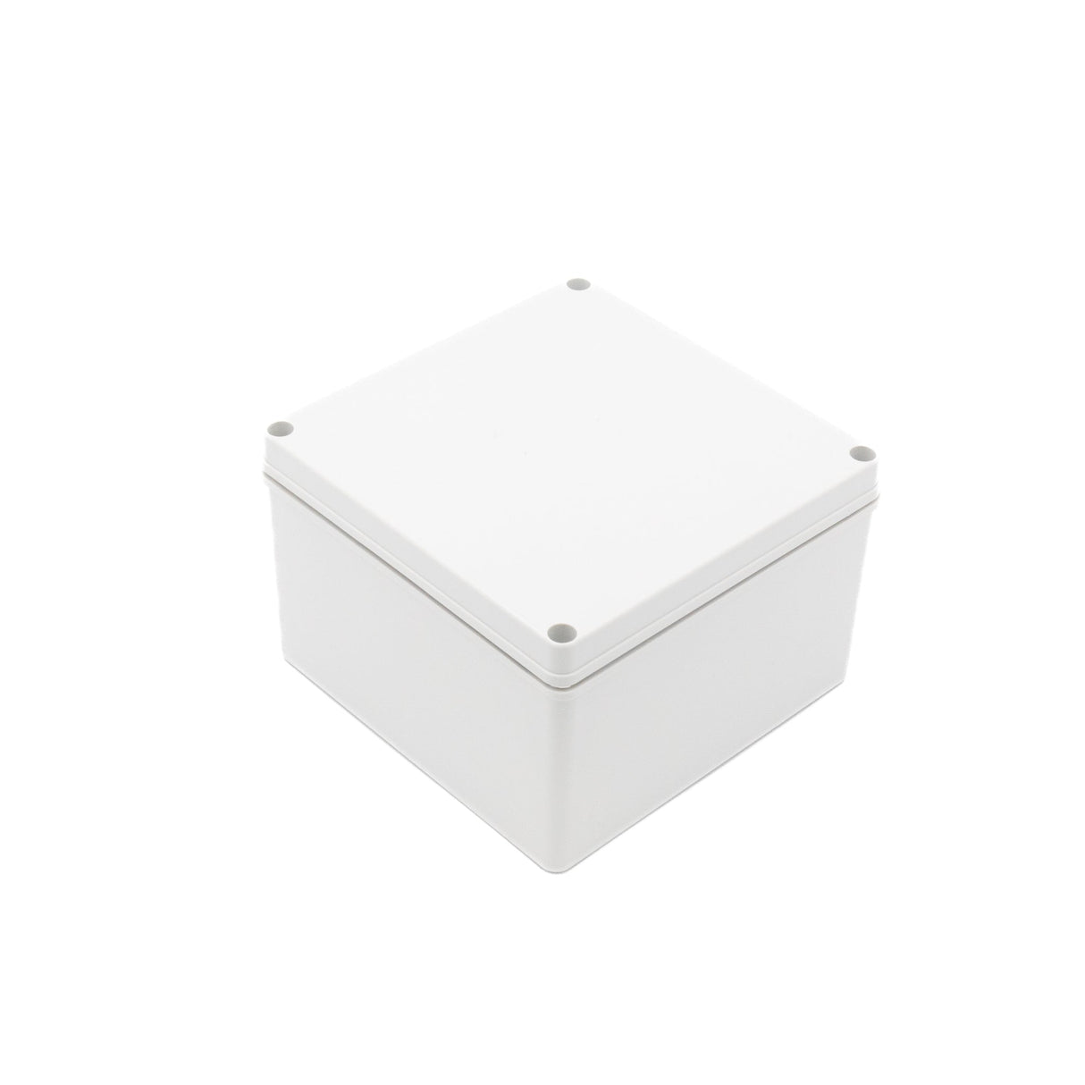 Boxco S - Series 7.87 x 7.87 x 5.12 Inches(200x200x130mm) Plastic Enclosure, IP67, IK08, PC, Grey Cover, Screw Type - BC - CGS - 202013 - powersupplymall.com