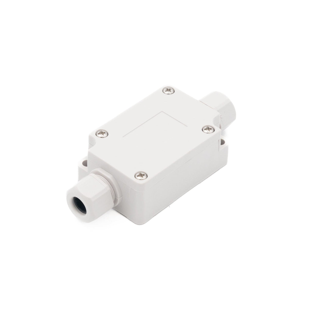 Boxco Terminal Box 4 - pole with Waterproof Connector 1.57 x 2.36 x 0.94 Inches(40 x 60 x 24mm) IP67, IK08, ABS, Grey Cover - BC - AGG - 4PC - powersupplymall.com
