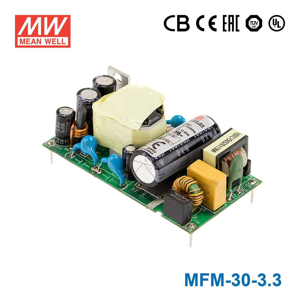 Mean Well MFM-30-3.3 Power Supply 30W 3.3V 6A