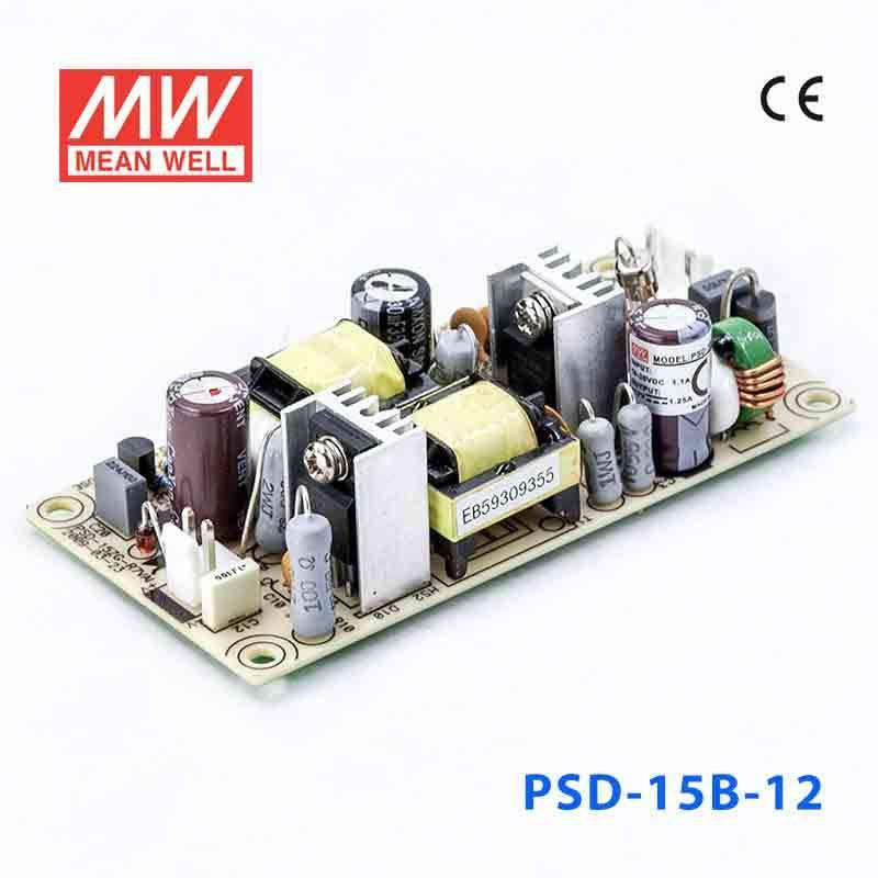 Mean Well PSD-15B-12 DC-DC Converter - 15W - 18~36V in 12V out 1.25A