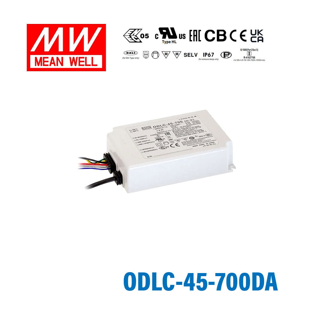 Mean Well ODLC-45-700DA Power Supply 45W 700mA, DALI