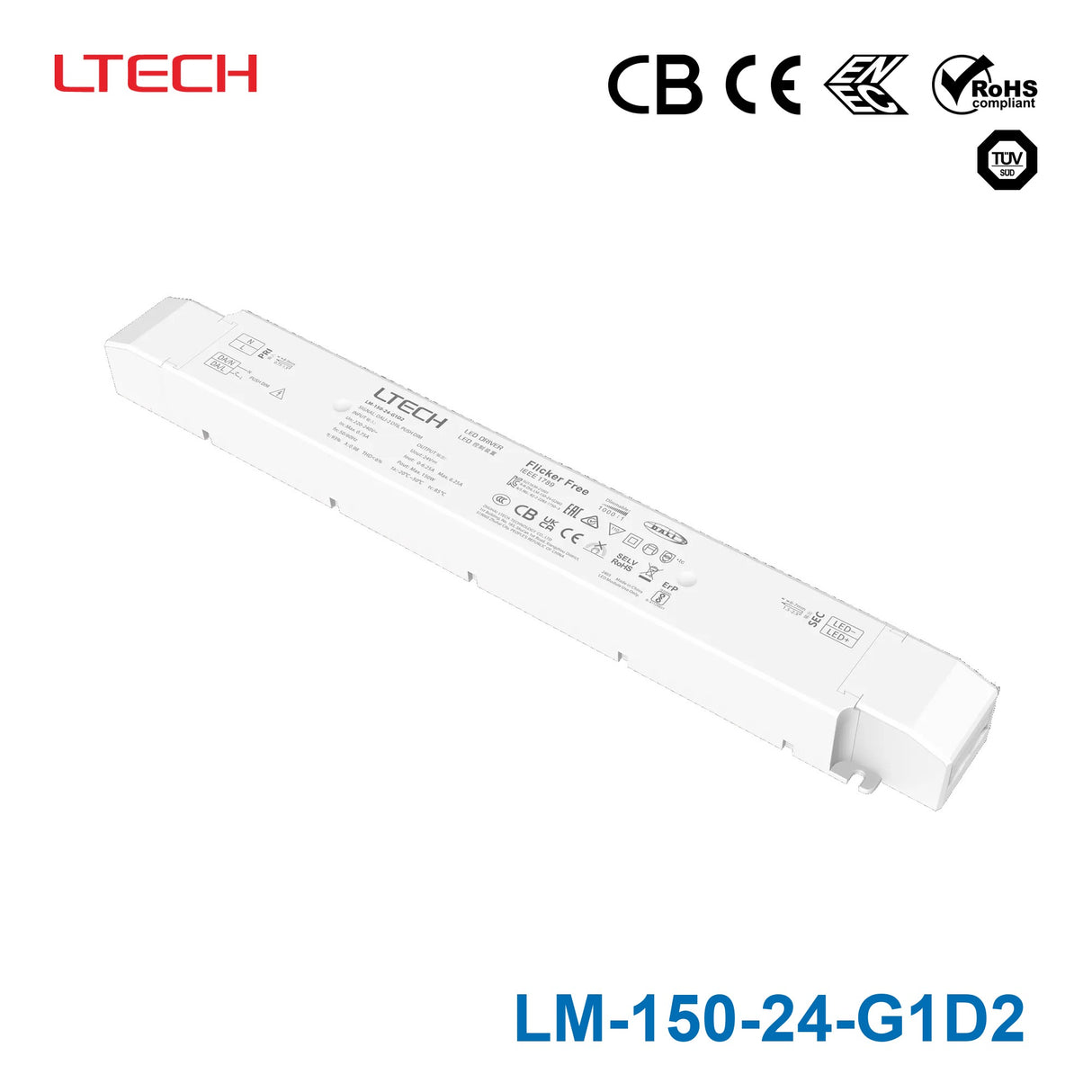 Ltech LM-150-24-G1D2 CV DALI2 Dimmable Driver