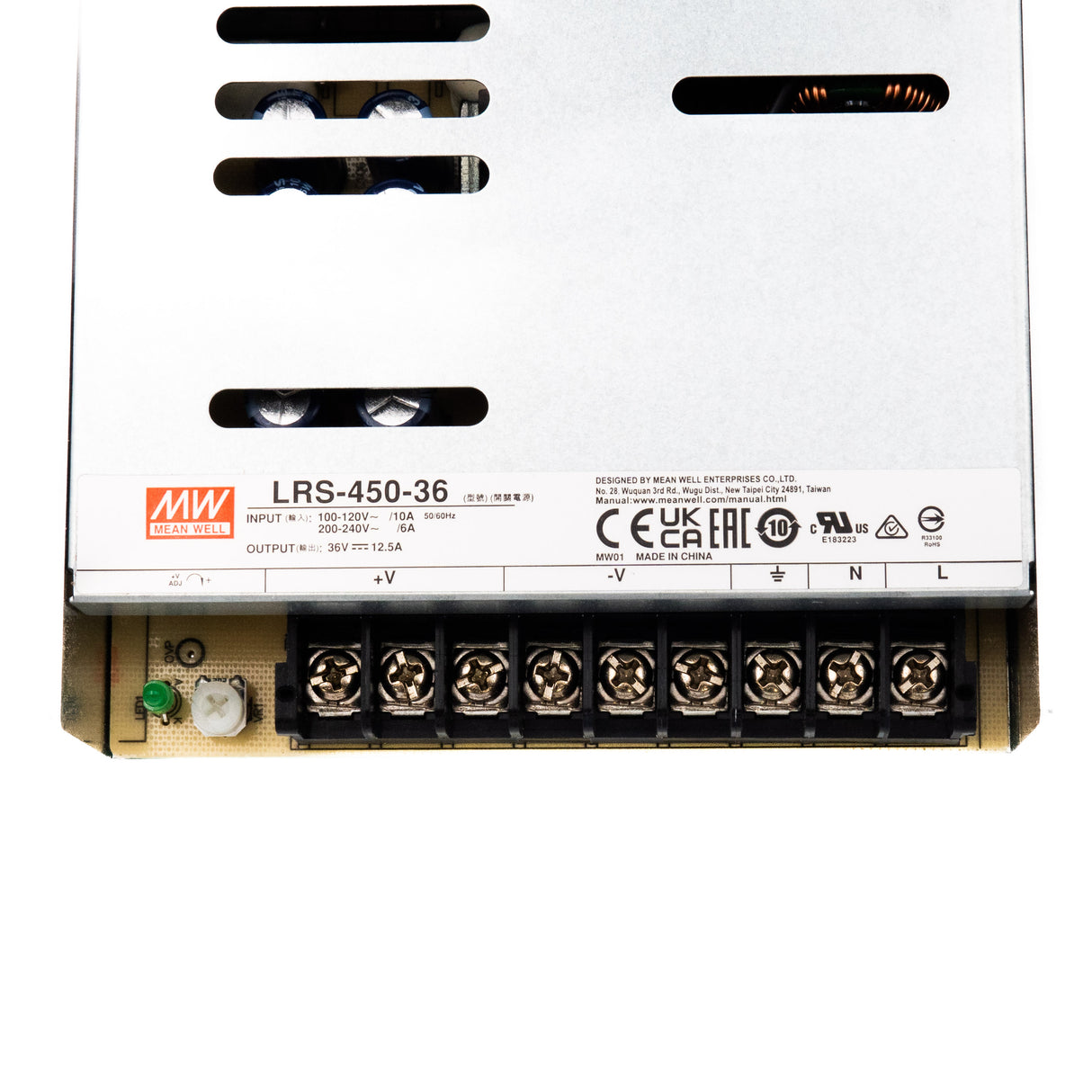 Mean Well LRS-450-36 Power Supply 450W 36V - PHOTO 1