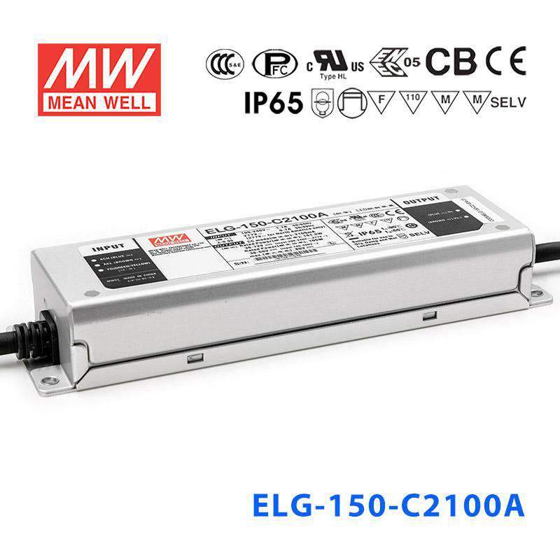 Mean Well ELG-150-C2100A Power Supply 150W 2100mA - Adjustable