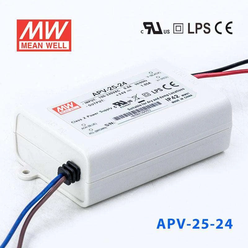 Mean Well APV-25-24 Power Supply 25W 24V 1.05A