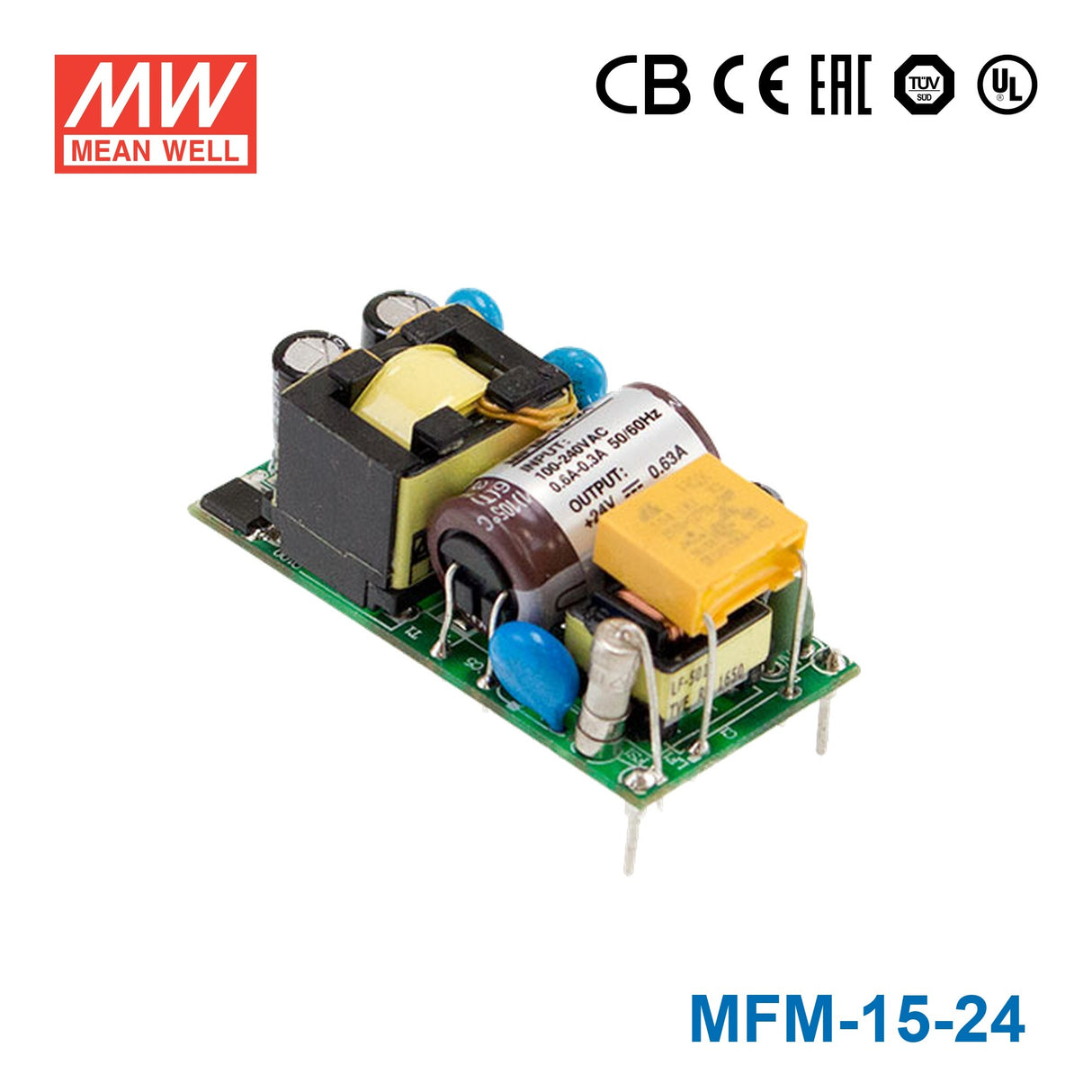 Mean Well MFM-15-24 Power Supply 15W 24V 630mA