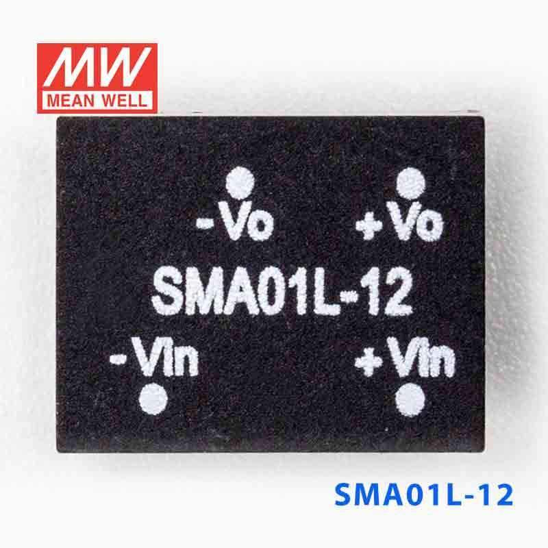 Mean Well SMA01L-12 DC-DC Converter - 1W - 4.5~5.5V in 12V out 84mA - PHOTO 2