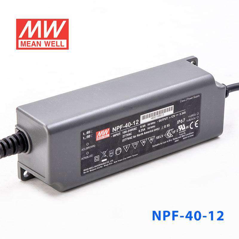 Mean Well NPF-40-12 Power Supply 40W 12V 3.34A - PHOTO 1