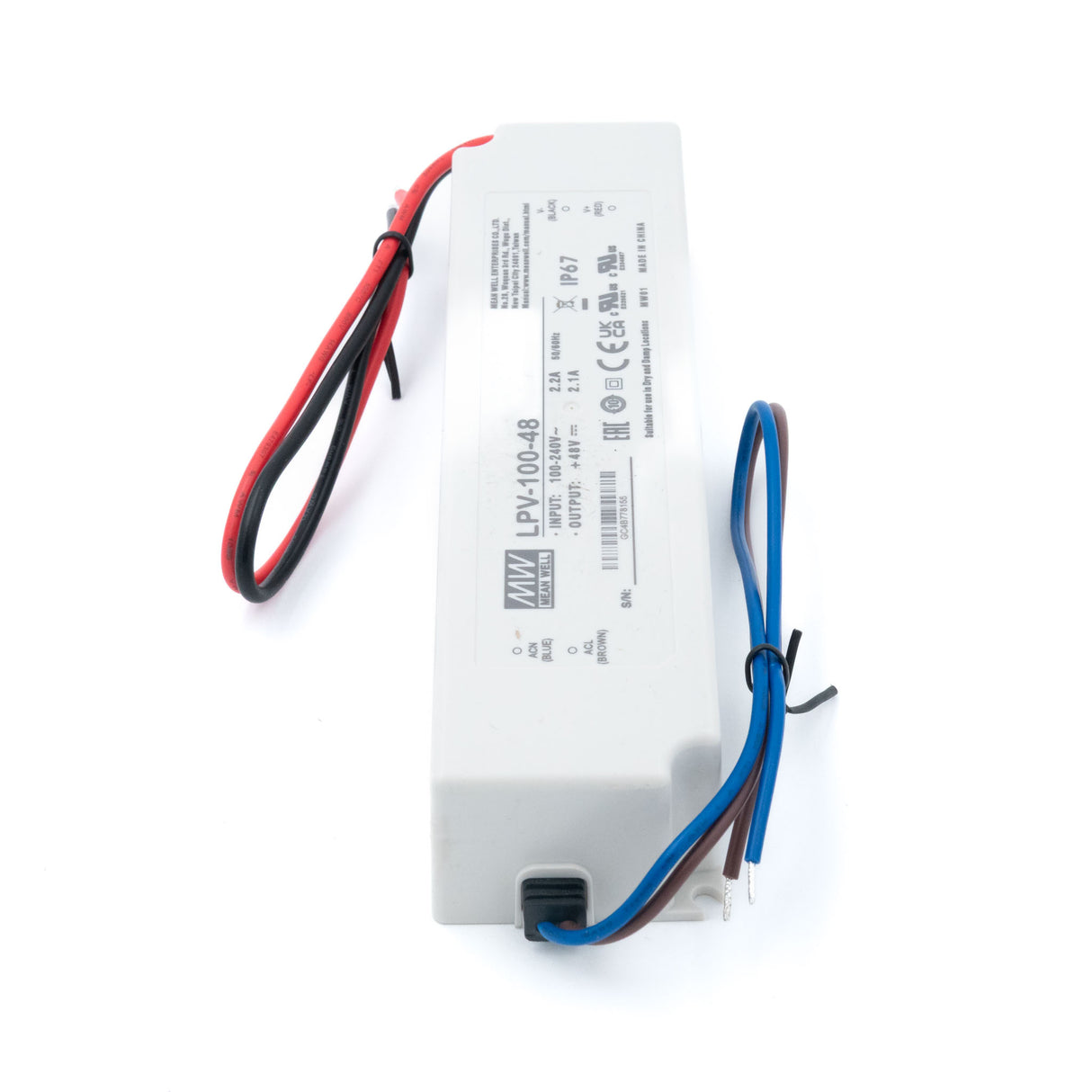 Mean Well LPV-100-48 LED Driver — 100.8W 48V 2.1A IP67 Waterproof - PHOTO 3