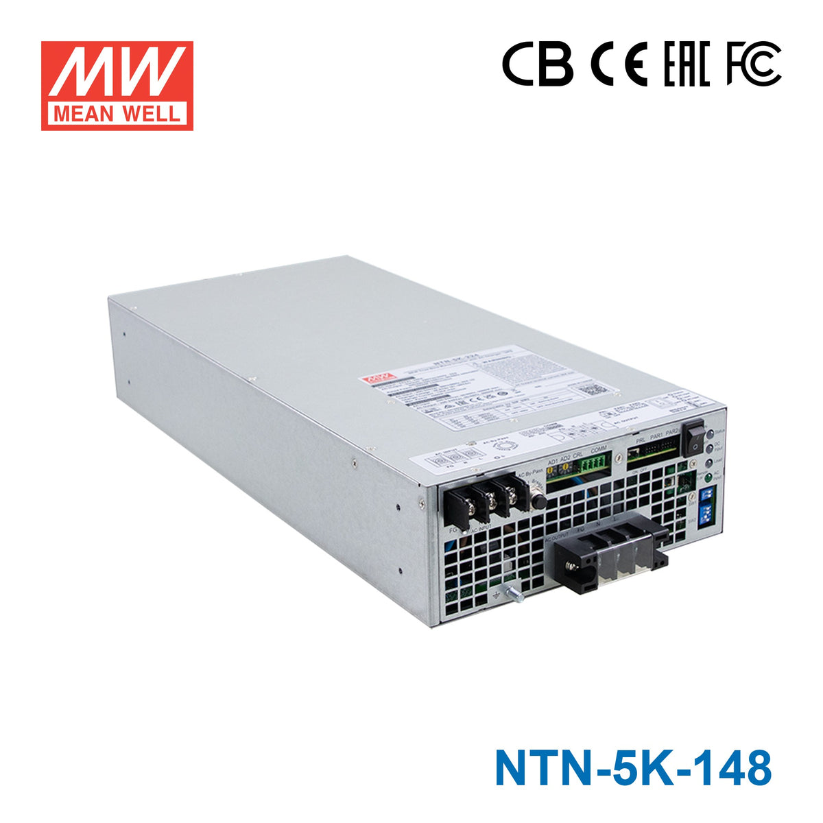 Mean Well NTN-5K-148 5KW True Sine Wave Inverter with AC Charger/UPS, 48V In 110V Out 36.4A