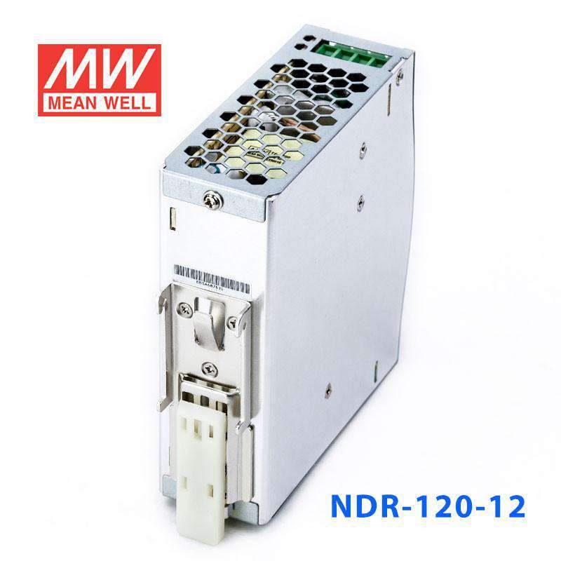 Mean Well NDR-120-12 Single Output Industrial Power Supply 120W 12V 10A - DIN Rail - PHOTO 3