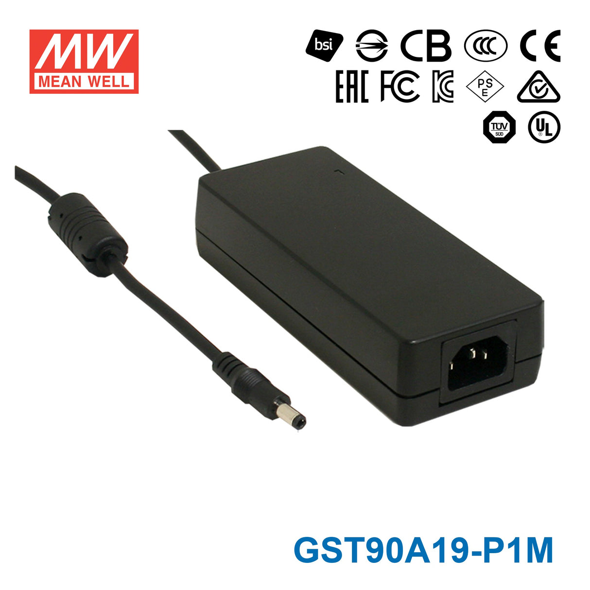 Mean Well GST90A19-P1M Power Supply 90W 19V 4.74A
