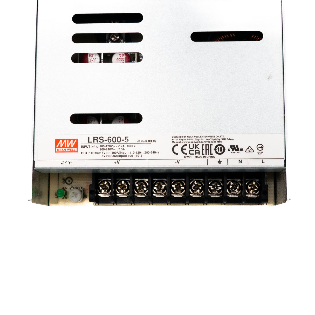 Mean Well LRS-600-5 Power Supply 600W 5V - PHOTO 1