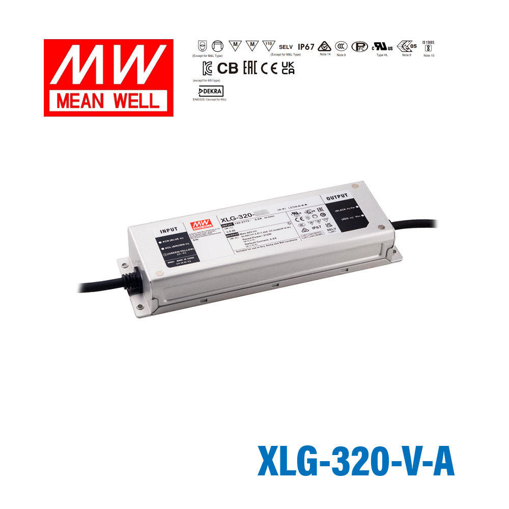 Mean Well XLG-320-V-A Power Supply 312W 24V or 216W 12V - Switchable Voltage 13A