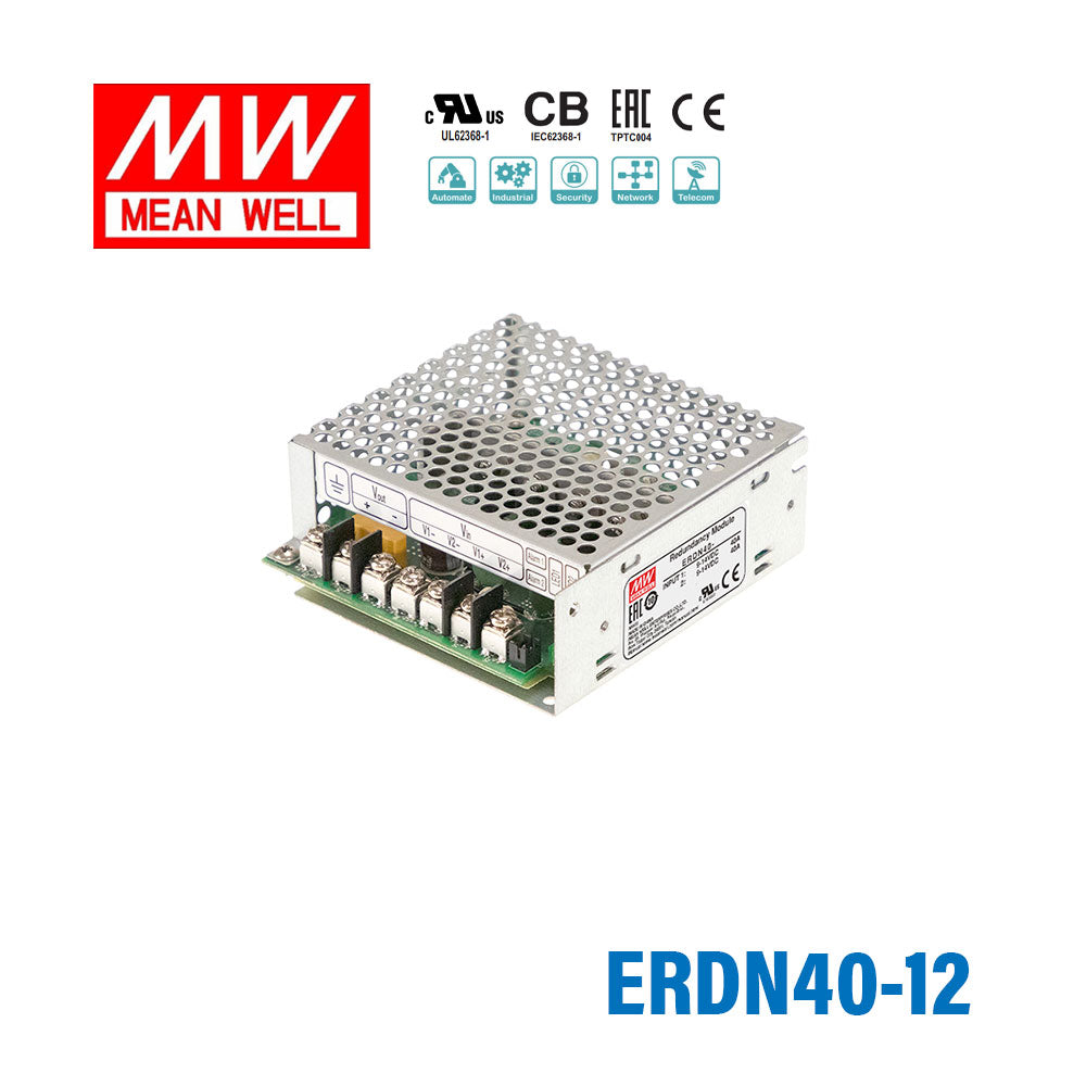 Mean Well ERDN40-12 Redundancy Module Power Supply 40A