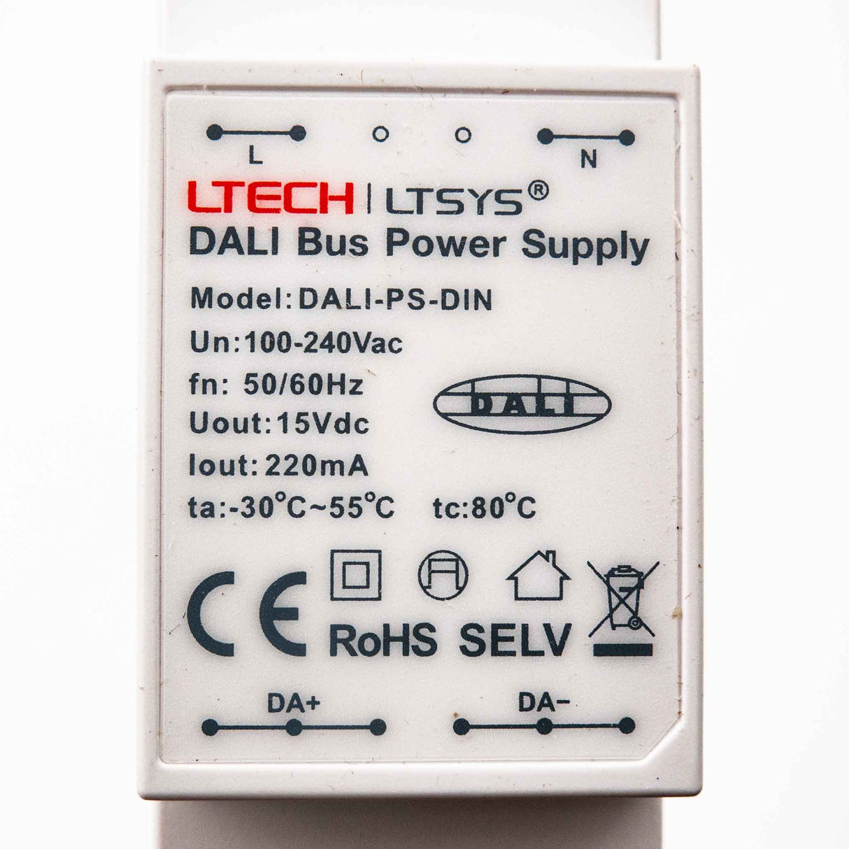 Ltech DALI-PS-DIN LED Power Supply 15V DC - PHOTO 1
