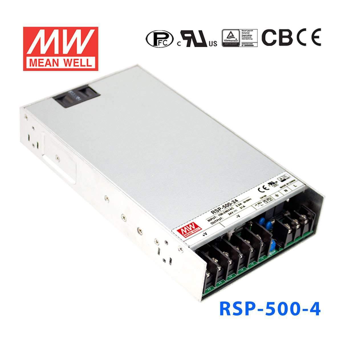 Mean Well RSP-500-4 Power Supply 360W 4V 90A