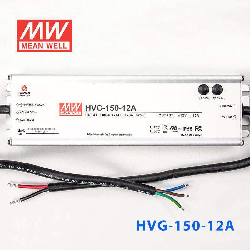 Mean Well HVG-150-12A Power Supply 120W 12V - Adjustable 10A - PHOTO 2