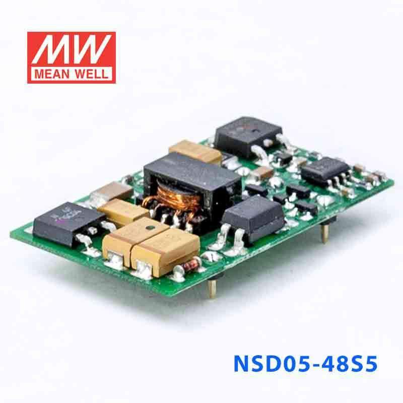 Mean Well NSD05-48S5 DC-DC Converter - 5W - 18~72V in 5V out 1A - PHOTO 1