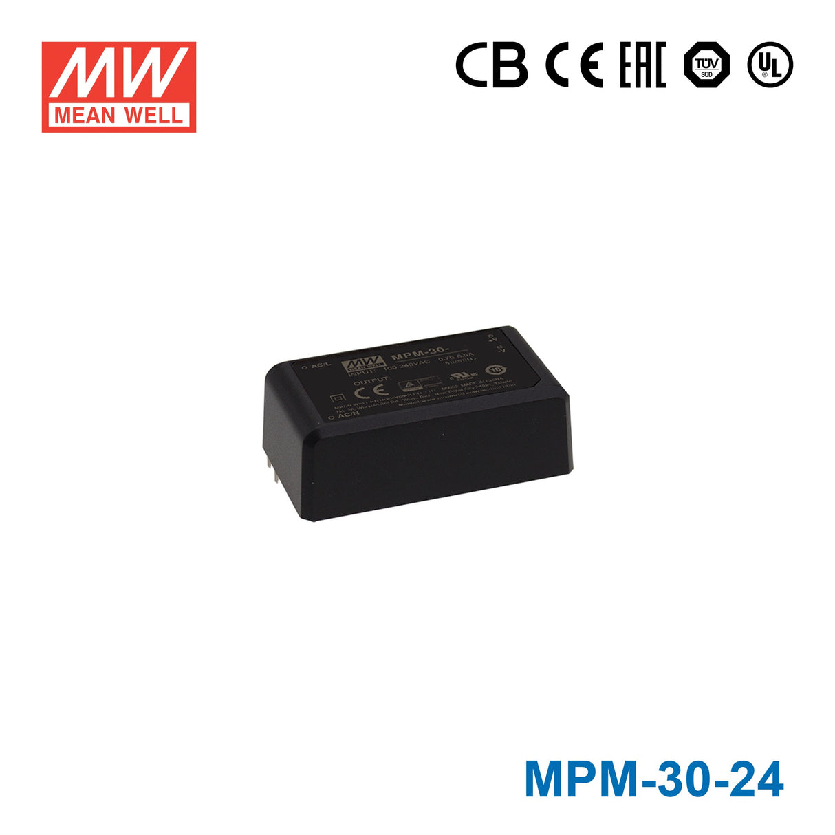 Mean Well MPM-30-24 Power Supply 30W 24V 1.3A