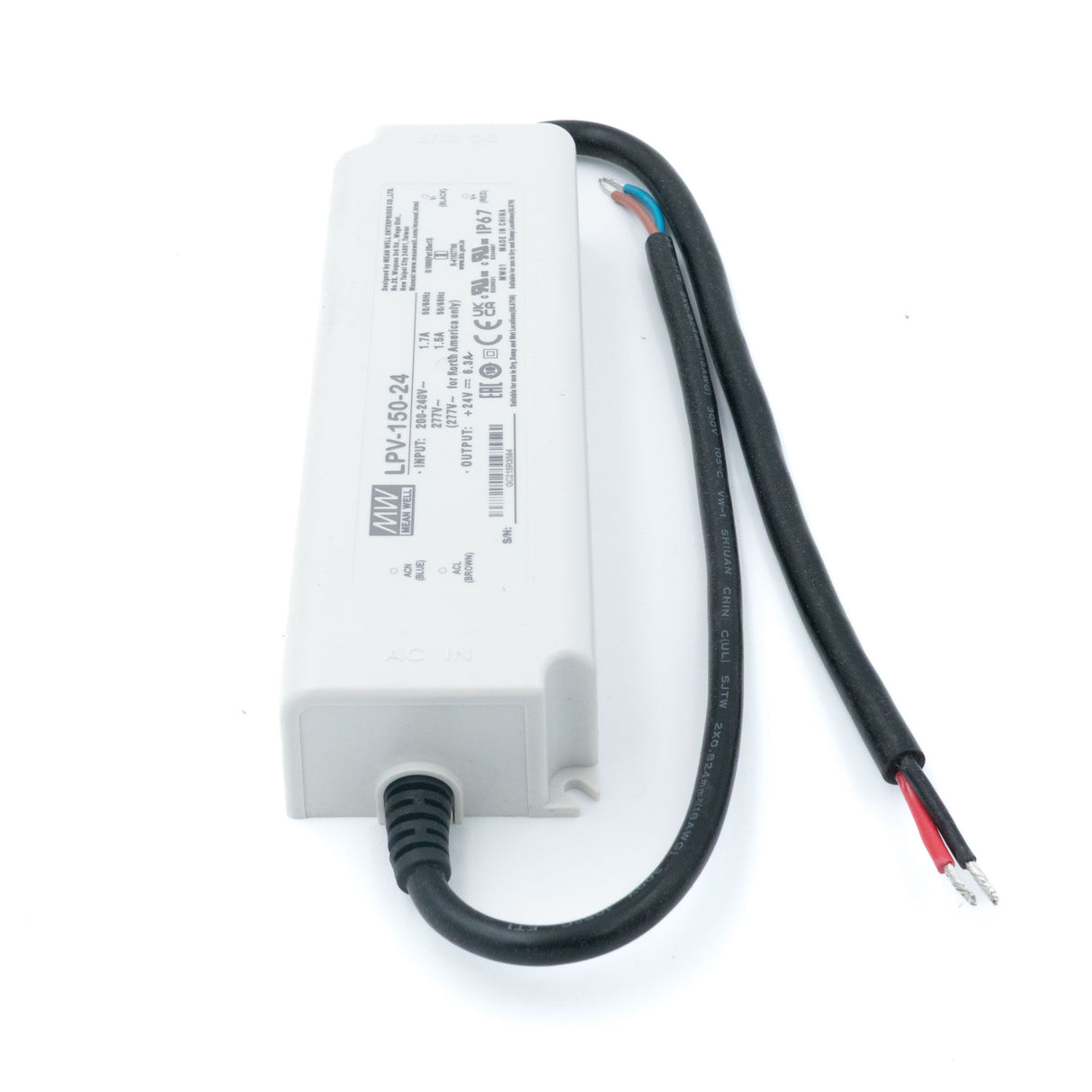 Mean Well LPV-150-24 AC-DC Single output LED Driver Constant Voltage 24Vdc 6.3A - PHOTO 2