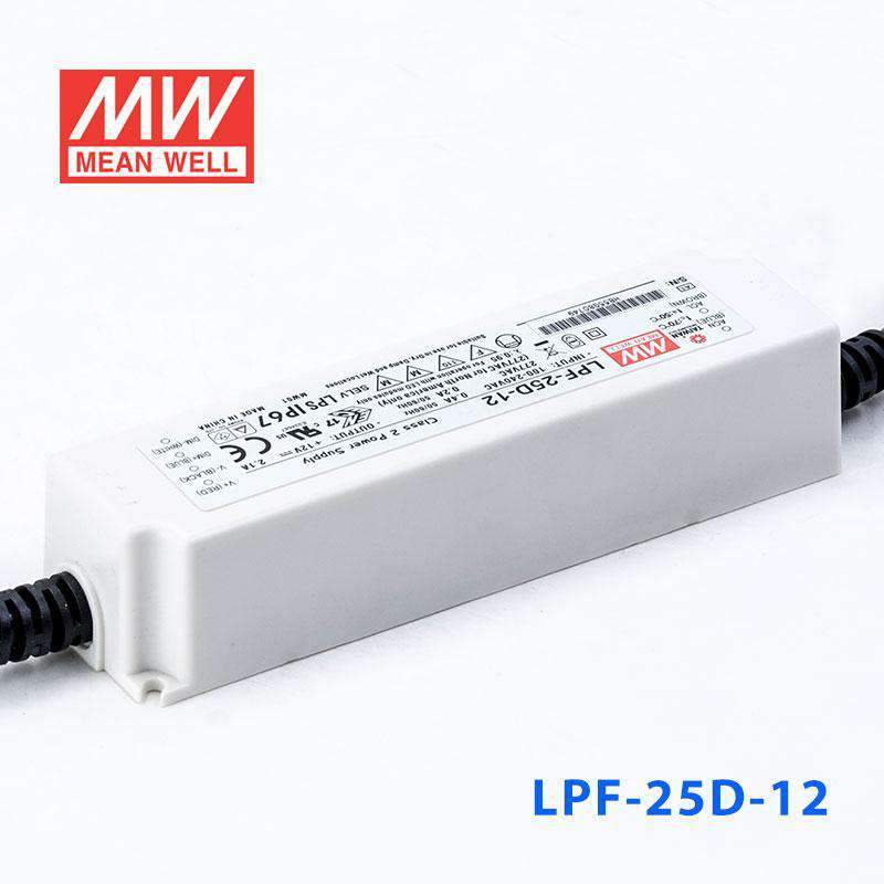 Mean Well LPF-25D-12 Power Supply 25W 12V - Dimmable 2.1A