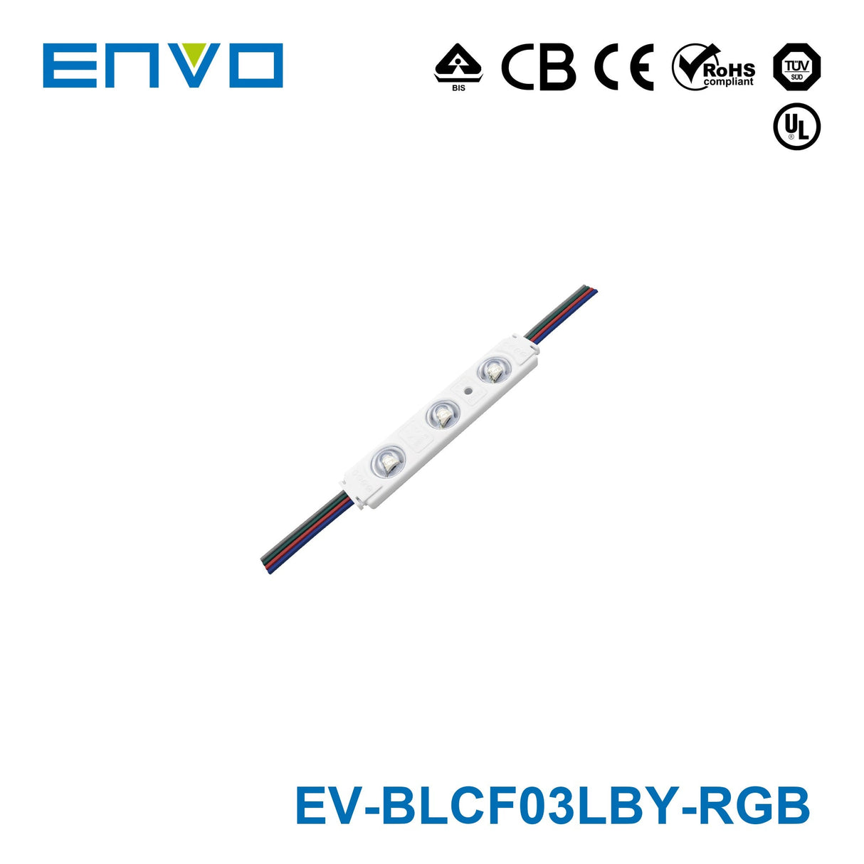 ENVO ChromaFlux LED Module Backlit - Triple LED - EV-BLCF03LBY-RGB - powersupplymall.com