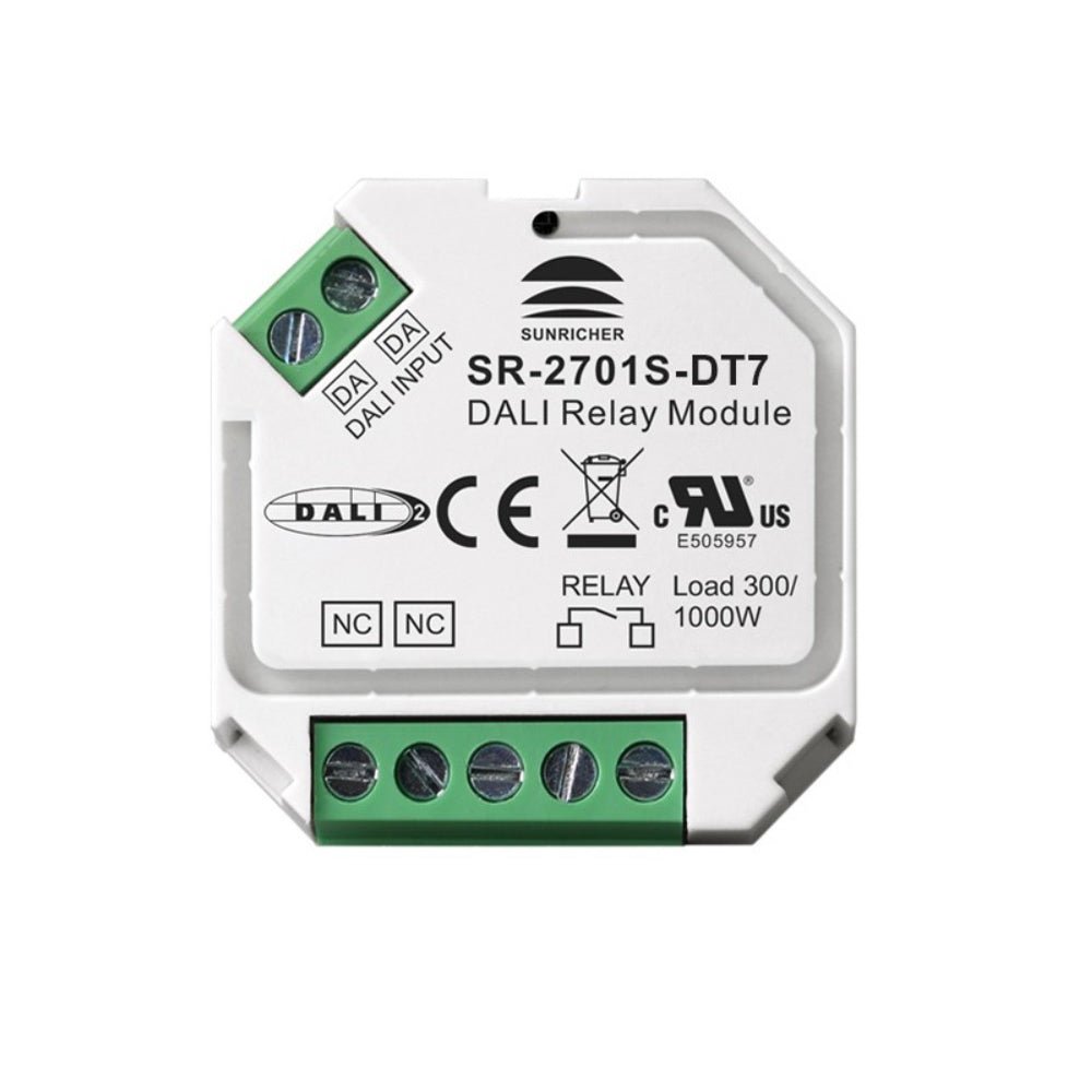 ENVO DALI2 Relay On/Off Control + DALI2 to 0/1 - 10V Converter, Configurable Single Address - SR - 2701S - powersupplymall.com