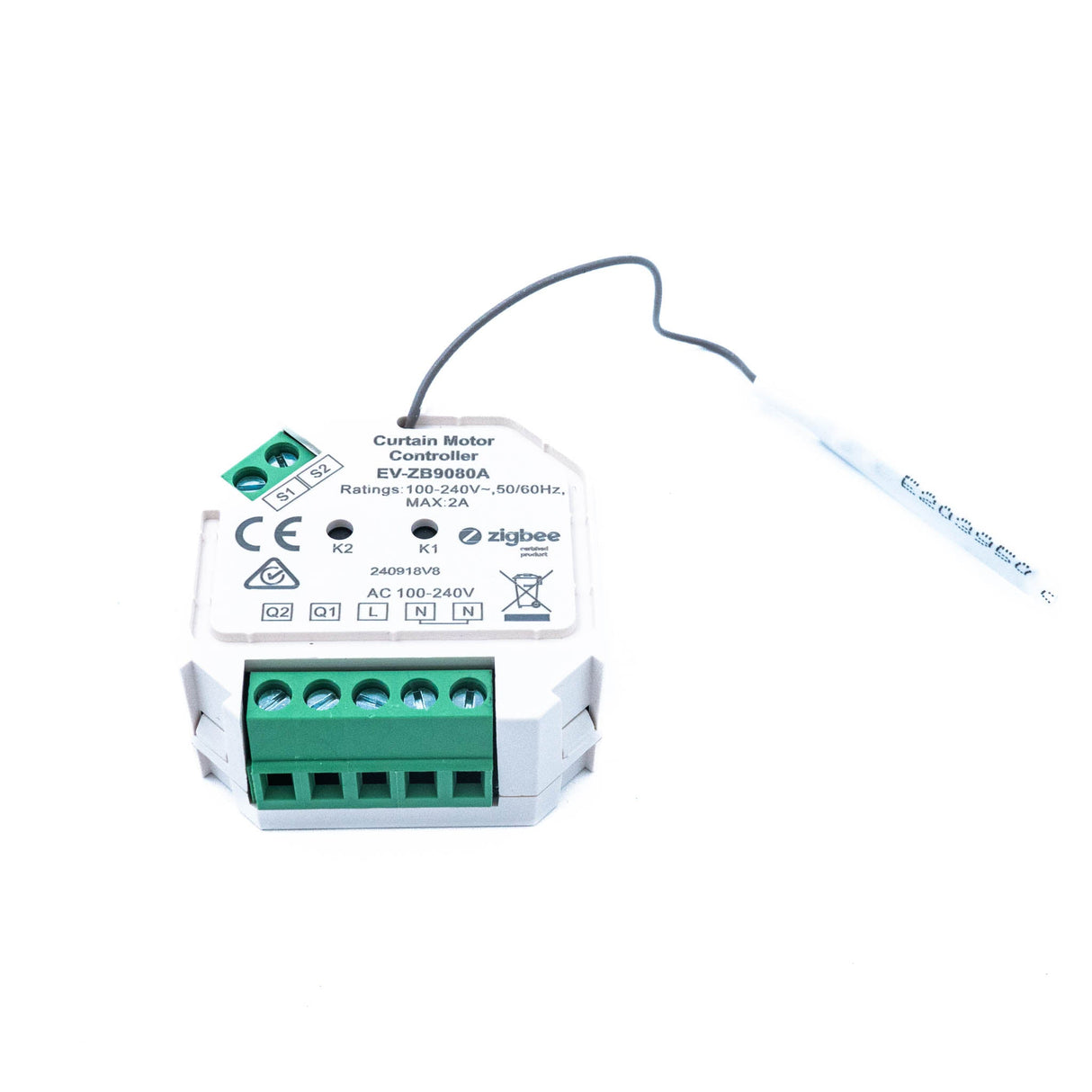 ENVO ZigBee Blinds Controller - On/Off and Level Control - EV - ZB9080A - powersupplymall.com
