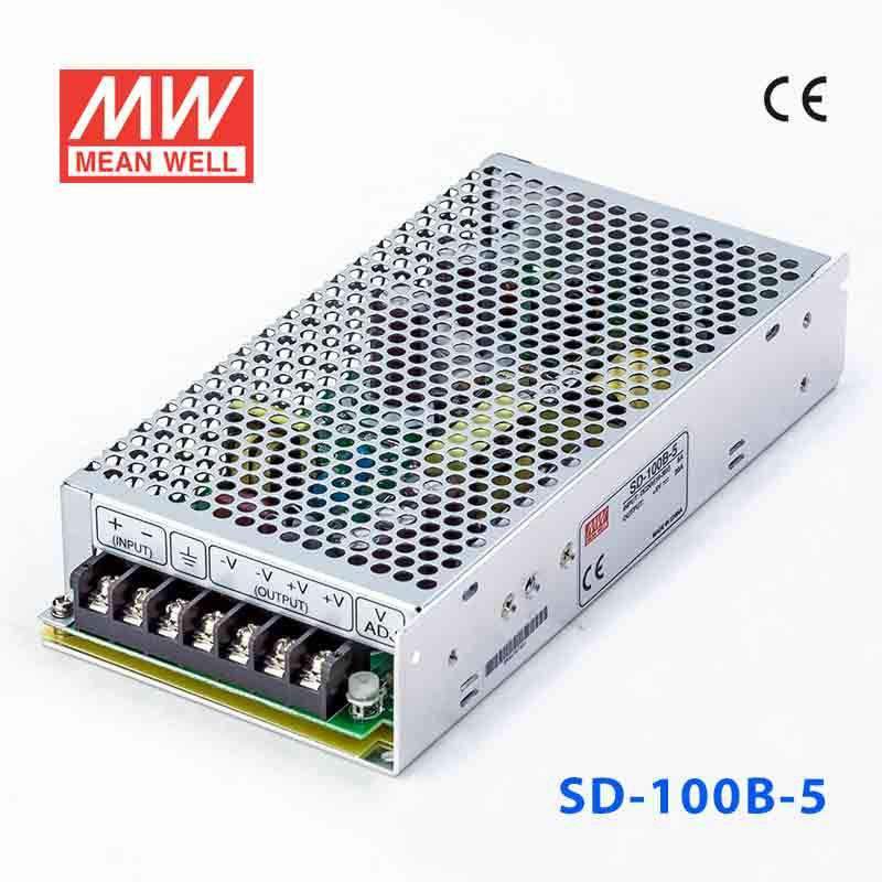 Mean Well SD-100B-5 DC-DC Converter - 100W - 19~36V in 5V out 18A