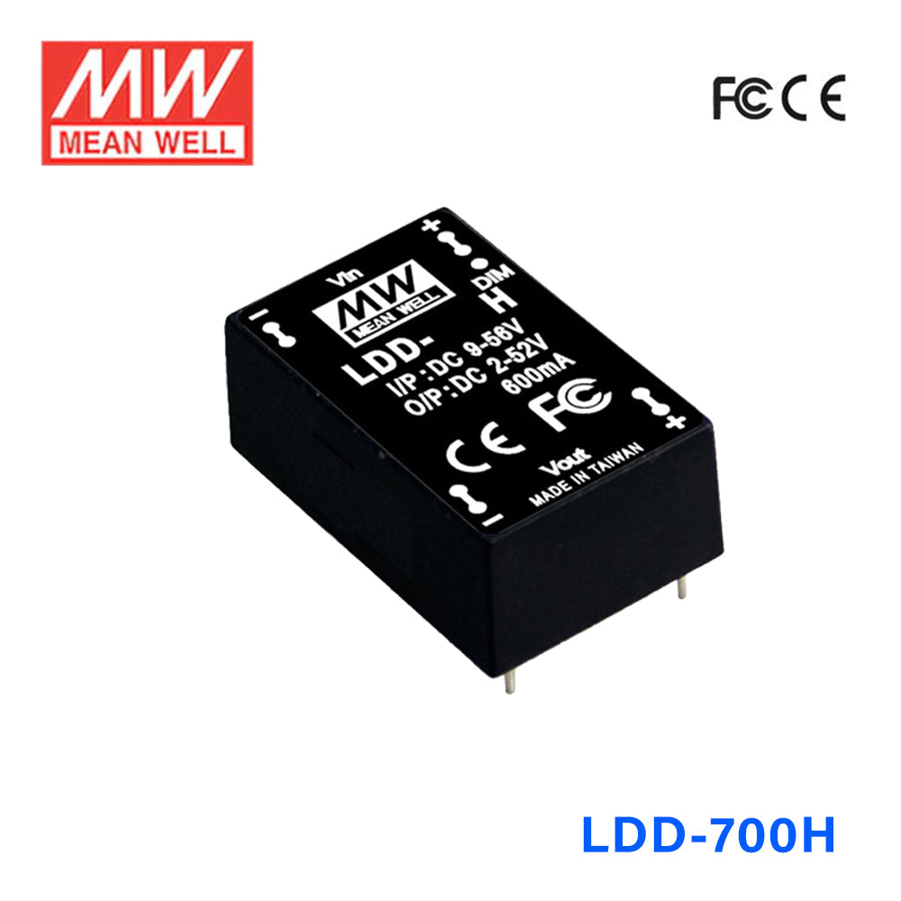 Mean Well LDD-700H DC/DC LED Driver CC 700mA - Step-down
