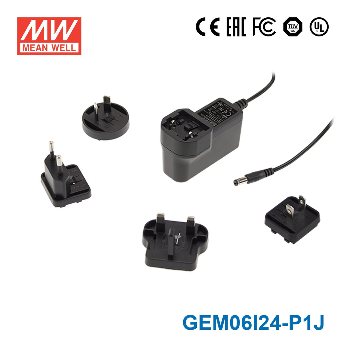 Mean Well GEM06I24-P1J Power Supply 6W 24V 250mA