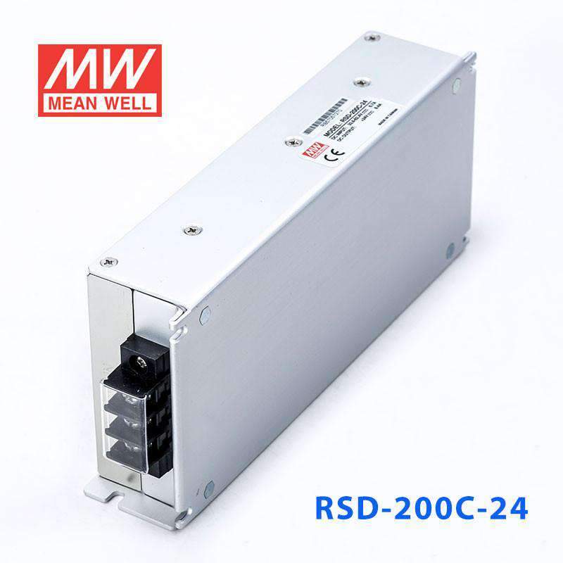 Mean Well RSD-200C-24 DC-DC Converter - 201.6W - 33.6~62.4V in 24V out 8.4A - PHOTO 1