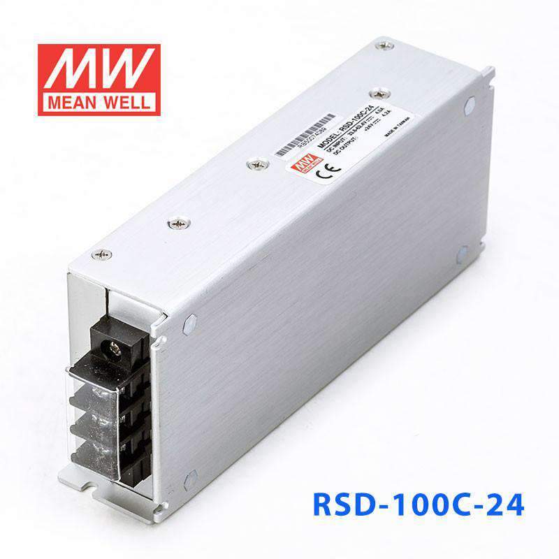 Mean Well RSD-100C-24 DC-DC Converter - 100.8W - 33.6~62.4V in 24V out 4.2A - PHOTO 1