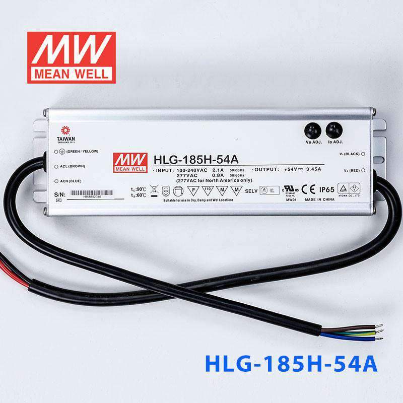 Mean Well HLG-185H-54A Power Supply 185W 54V - Adjustable 3.45A - PHOTO 2